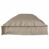 vidaXL Palle Pudes&aelig;t 2 pcs Gr&aring;brun 150 x 40 x 8 cm Oxford Stof