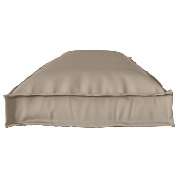 vidaXL Palle Pudes&aelig;t 2 pcs Gr&aring;brun 150 x 40 x 8 cm Oxford Stof