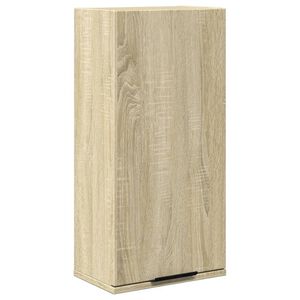 vidaXL v&aelig;gh&aelig;ngt badev&aelig;relsesskab 32x20x67 cm sonoma-eg