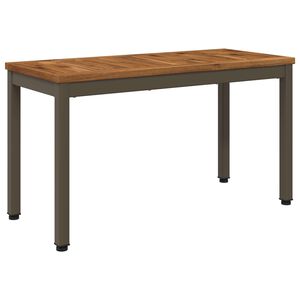 vidaXL Haveb&aelig;nk 80,5 x 35 x 45 cm Massivt Akacietr&aelig; Naturlig og Kaffe