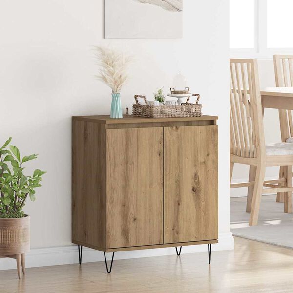 vidaXL Sideboard Artisan Egetr&aelig; 60 x 35 x 70 cm Konstrueret tr&aelig;