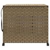 vidaXL vasketøjskurv med hjul 66x35x60 cm rattan