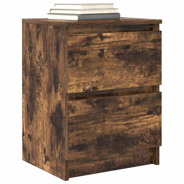 vidaXL tv-bord 40x35x54 cm konstrueret tr&aelig; r&oslash;get egetr&aelig;sfarve