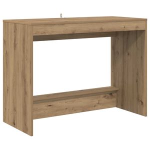 vidaXL Sengebord Artisan Egetr&aelig; 100 x 45 x 75 cm Konstrueret tr&aelig;