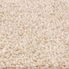 vidaXL Anti-slip Shaggy tæppe Creme 200 x 200 cm PP