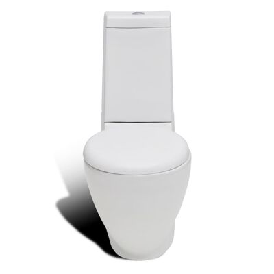 Toilet- og bidetsæt keramik hvid