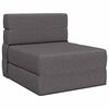 vidaXL Samlebar Sofa Seng Lysegr&aring; 70 x 80 x 60 cm Stof