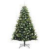 vidaXL Kunstig Hengende Juletr&aelig; 300 LEDs Gr&oslash;n 210 cm PVC og PE
