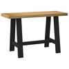 vidaXL skrivebord NOAIN A-formede ben 120x50x75cm massivt tr&aelig; fyrretr&aelig;