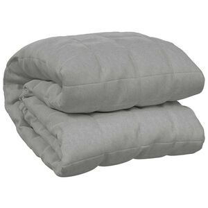 vidaXL tyngdet&aelig;ppe 155x220 cm 11 kg stof gr&aring;