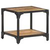 vidaXL sofabord 40x40x36 cm massivt ru mangotræ
