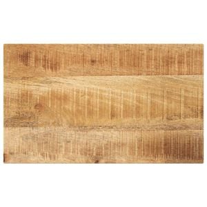 vidaXL bordplade 40x20x2,5 cm rektangul&aelig;r massivt ru mangotr&aelig;