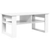 vidaXL Sofabord Hvid 96 x 54 x 44 cm Konstrueret tr&aelig;