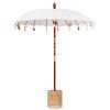 vidaXL Balinesisk parasol med base 250 190 x 190 x 250 cm
