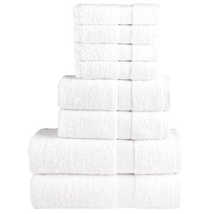 vidaXL h&aring;ndkl&aelig;der 8 stk. Premium SOLUND 600 g/m2 hvid