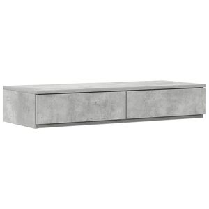 vidaXL Sengeskuffer Beton Gr&aring; 100 x 36,5 x 16,5 cm Konstrueret tr&aelig;
