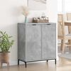 vidaXL Sideboard Beton Gr&aring; 69,5 x 33 x 82 cm Konstrueret tr&aelig;