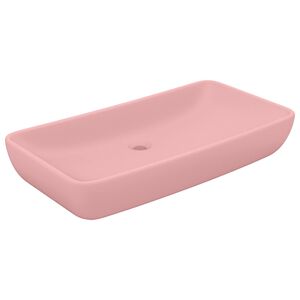 vidaXL luksuri&oslash;s h&aring;ndvask 71x38 cm rektangul&aelig;r keramik mat lyser&oslash;d