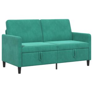 vidaXL Sofa med opbevaring Turkis 152 x 78 x 87 cm Polyester