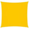 vidaXL solsejl 5x5 m firkantet oxfordstof gul