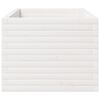 vidaXL plantekasse 90x60x49,5 cm massivt fyrretr&aelig; hvid