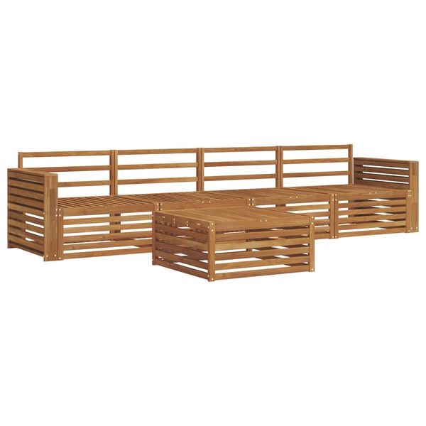 vidaXL Udend&oslash;rs sofagruppe 5 pcs Naturfarvet