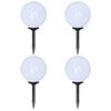 vidaXL udend&oslash;rslamper 4 stk. LED 30 cm med jordspyd