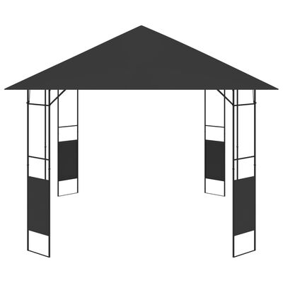 vidaXL havepavillon 4x3 m 160 g/m² antracitgrå