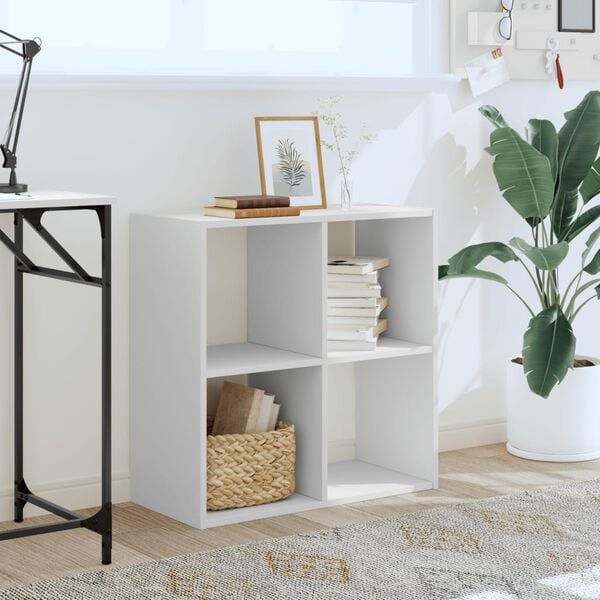 vidaXL skab 68,5x32x68,5 cm konstrueret træ hvid