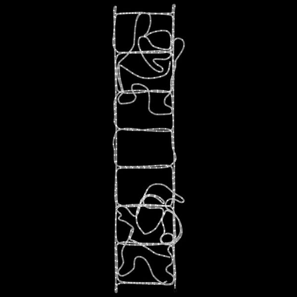 vidaXL julemand på stige julefigur 552 LED'er 50x200 cm