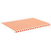 vidaXL udskiftningsdug til markise 480x345 cm polyester gul og orange