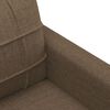 vidaXL 3-personers sofa 180 cm stof brun