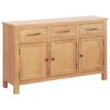 vidaXL Sideboard Brun 112 x 33.5 x 70 cm Solid egetr&aelig;