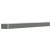 vidaXL plantekasse 512x80x36 cm galvaniseret st&aring;l gr&aring;