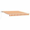 vidaXL Udtr&aelig;kkelig markise Gul og orange 350 x 250 x 165 cm