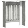 vidaXL Radiatorcover Beton Gr&aring; 78 x 19 x 81,5 cm Konstrueret tr&aelig;