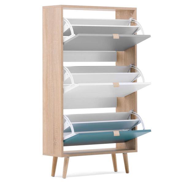 Finori skoskab C-uba 42 sonoma-egetræsfarve og flerfarvet