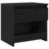 vidaXL Natskab Sort eg 40 x 30 x 39 cm Konstrueret tr&aelig;