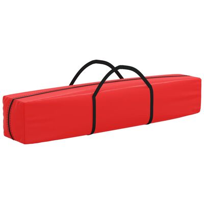 vidaXL foldbart festtelt med sidevægge 2x2 m rød