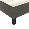 vidaXL Boxspring sengeramme Mørkegrå 100x200 cm Fløjl