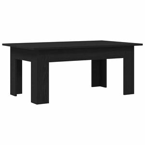 vidaXL Sofabord Sort eg 100 x 60 x 42 cm Konstrueret tr&aelig;
