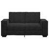 vidaXL 2-personers sofa 120 cm fl&oslash;jl sort