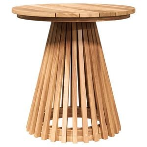 vidaXL Sidebord Brun 50 x 50 x 49,5 cm Massiv Teaktr&aelig;