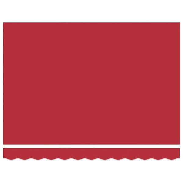 vidaXL Utr&aelig;kkelig Markise R&oslash;d 300 x 250 cm Polyester og metal