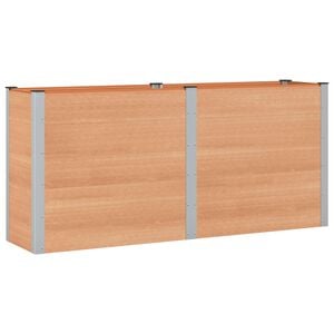vidaXL H&oslash;jbed Brun 200 x 50 x 91 cm WPC og Aluminium