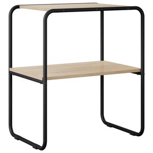 vidaXL Konsolbord Sonoma-eg 80 x 42,5 x 70 cm Konstrueret tr&aelig;