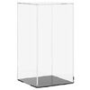 vidaXL displaykasse transparent 20x20x38 cm akryl