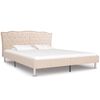 vidaXL sengestel 180x200 cm stof beige