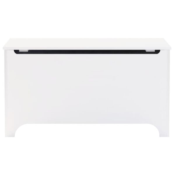 vidaXL opbevaringsboks med l&aring;g RANA 100x49x54 cm massivt fyrretr&aelig; hvid