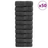 vidaXL Premium vaskeh&aring;ndkl&aelig;der SOLUND 50 stk. antracit 30x30 cm 600 gsm